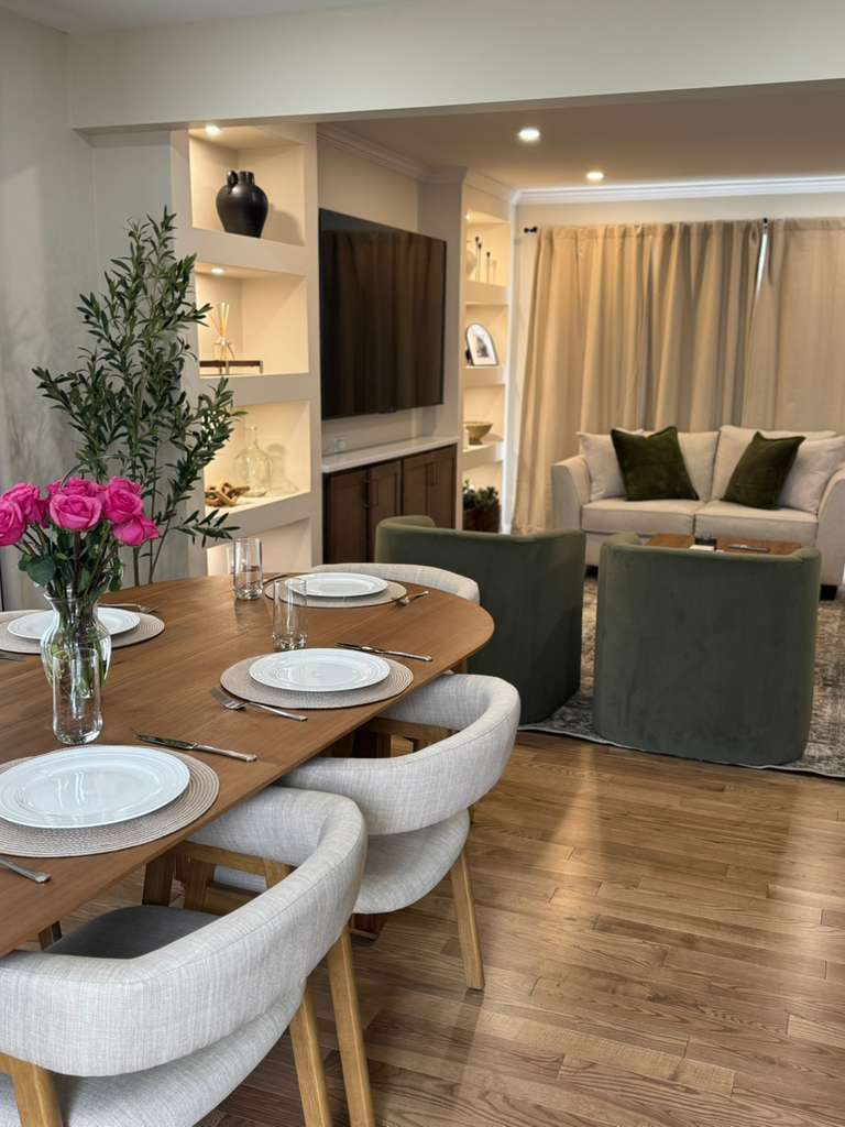 Open Concept Living & Dining